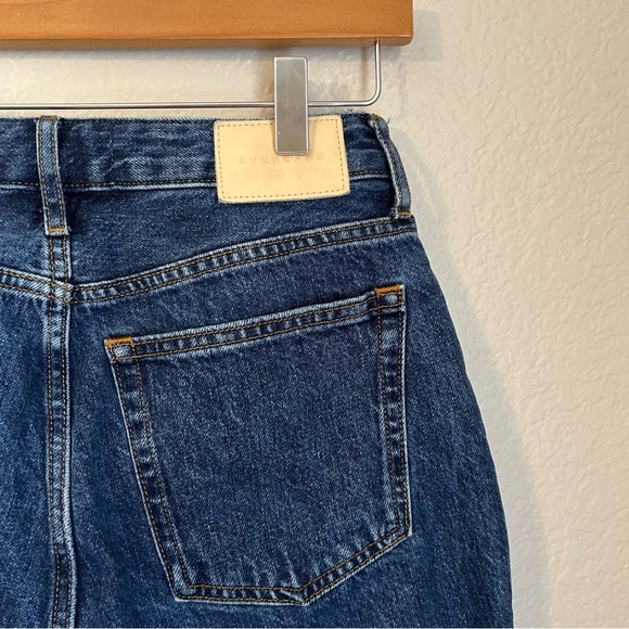 Everlane Women’s The Curvy '9Os Cheeky Straight Button Fly Jean, Size 26 Crop - Picture 6 of 9